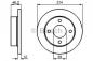 Preview: 2 Stück Bosch 0986478389 Bremsscheiben Vorne Nissan Micra K10 1,0,1,2 NEU