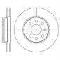 Preview: 2 x Bosch 0986479006 Bremsscheiben Vorne Daewoo Nubira NEU!