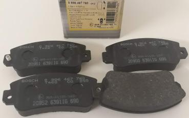 Bremsbeläge vorne Original Bosch 0986467760 - Fiat, Seat, Lancia