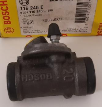 Radbremszylinder hinten Original Bosch 0204116245 - Peugeot