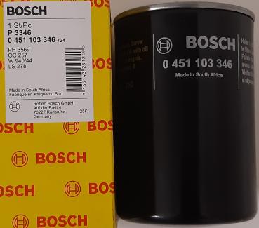 Ölfilter Original Bosch 0451103346 P3346 - Audi, VW