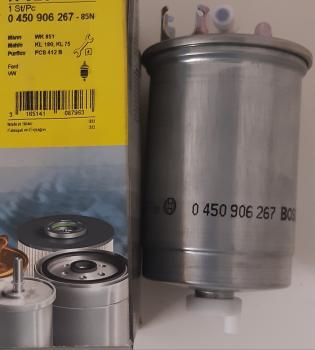 Kraftstofffilter Original Bosch 0450906267 N6267 - Audi, Ford, Seat, VW