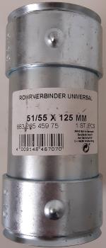 Rohrverbrinder Universal 88326545975   51/55 x125mm