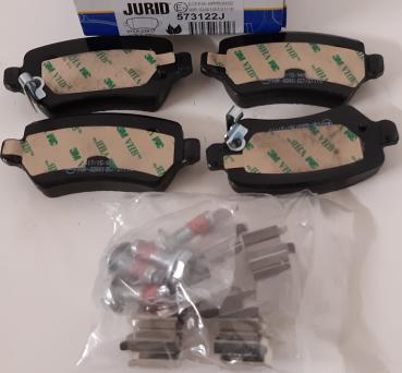 Bremsbelagsatz Jurid 573122J - Chevrolet, Kia, Opel, Vauxhall