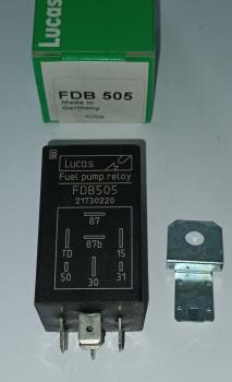 Kraftstoffpumpenrelais Lucas Electrical FDB505 - Citroën, Ferrari, Fiat, Lancia, Peugeot, Seat, Alfa Romeo/ OE 655522, 95496621, 7628059, 7576067, 60534316,