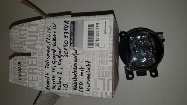 Nebelscheinwerfer Rechts mit Kurvenlicht Original Renault Talisman LED 261509314R