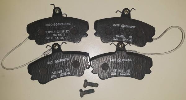 Bremsbeläge Original Bosch  0986460982 - Renault