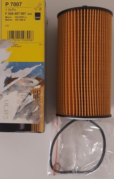 Ölfilter Original Bosch F026407007 P7007 - Audi, VW