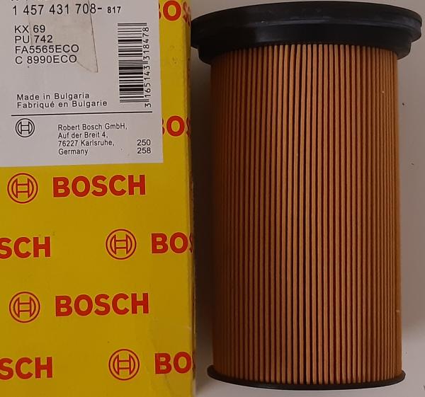 Kraftstofffilter Original Bosch 1457431708 -  BMW 3