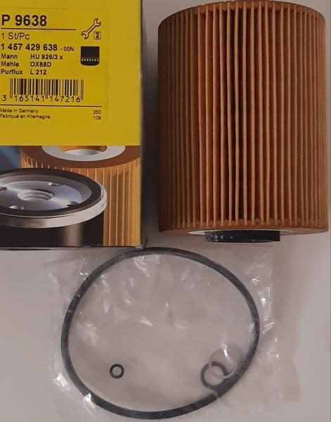 Ölfilter Original Bosch 1457429638 P9638 - BMW