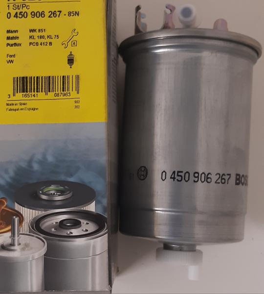 Kraftstofffilter Original Bosch 0450906267 N6267 - Audi, Ford, Seat, VW