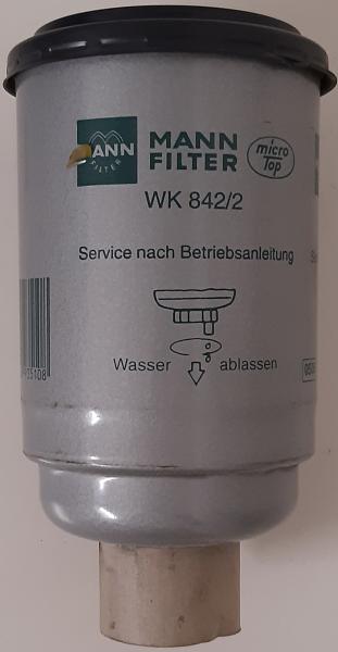 Kraftstofffilter Mann-Filter WK842/2 - Alfa Romeo, Audi, Citroën, Fiat, Ford, Iveco