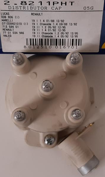 Zündverteilerkappe Facet 2.8211PHT  8012510016701 - Renault