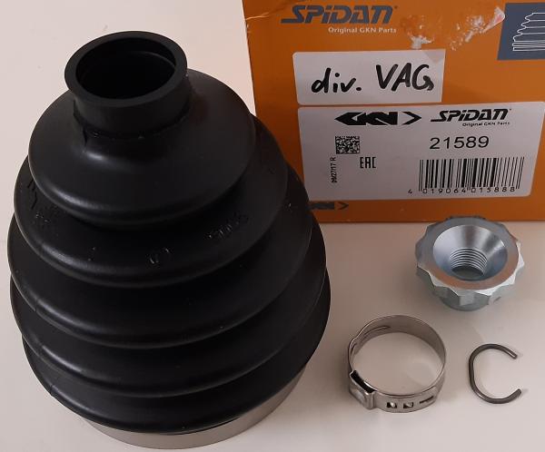 Faltenbalgsatz, Antriebswelle Spidan 21589 - Audi, Seat, Skoda, VW