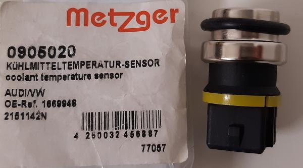 Sensor, Kühlmitteltemperatur Metzger 0905020 - Ford, Seat, Skoda, VW / VAG OE: 6U0919501B