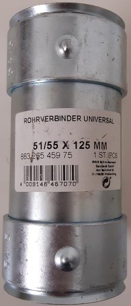 Rohrverbrinder Universal 88326545975   51/55 x125mm