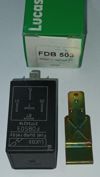 Kraftstoffpumpenrelais Lucas Electrical FDB503 - Ford (6107322, 82GG9P704AA) , Hella 4RP008189001, Herth und Buss 75614119