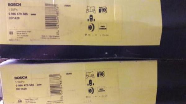 2 Stück Bosch 0986479585 Bremsscheiben hinten BMW E65,E66,E67 NEU