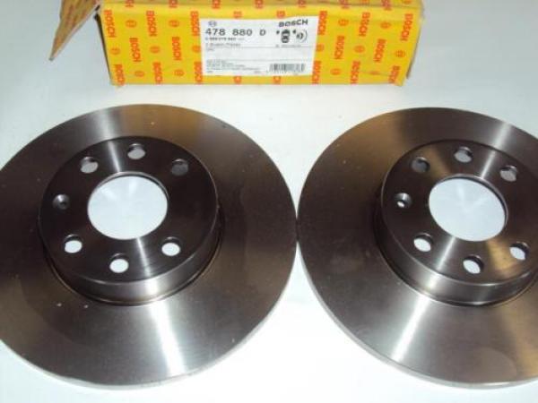 2 x Bremsscheiben vorne Bosch 0986478880 Opel Astra G 1,2 16V