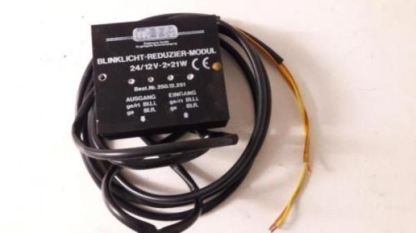 Spannungsreduziergerät für Blinker 24/12V 2x21W (Mega250.12.251)