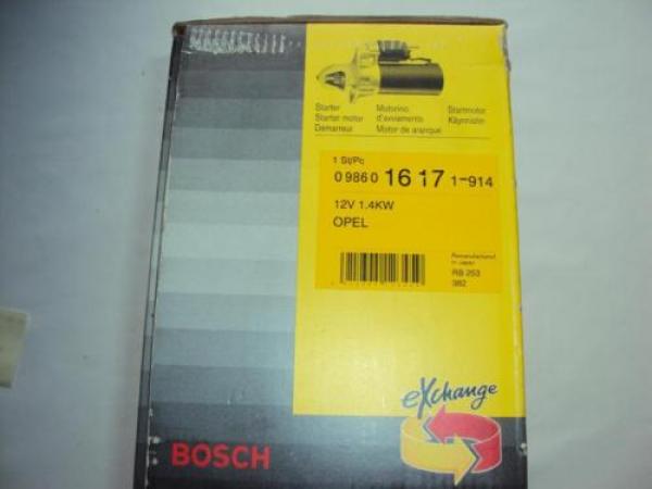 Bosch Starter 0986016171 Opel Corsa A 1,5D NEU!