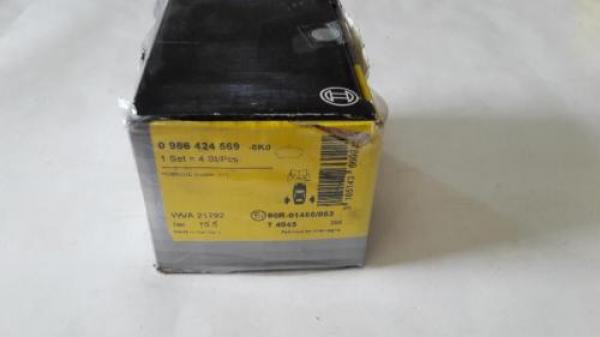 Bosch 0986424569 Bremsbelagsatz hinten, Scheibenbremse PORSCHE 911 BOXSTER
